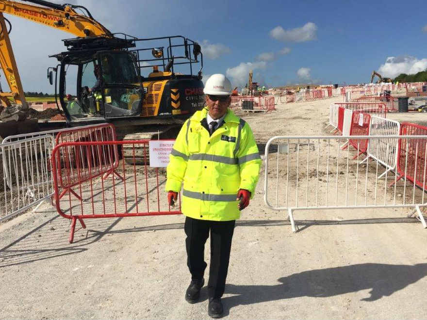 Manned Security Guard on Southampton Construction Site