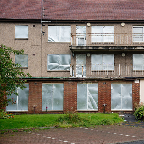 Vacant Property Security - Boarded Up Building