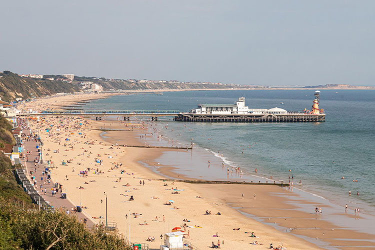 Image of Bournemouth Beach in Dorset