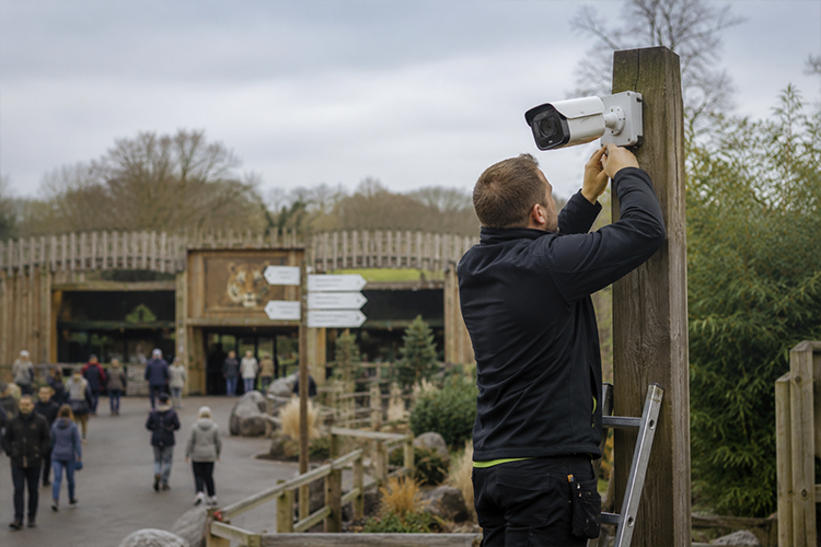 CCTV Installation at Zoo Entrance