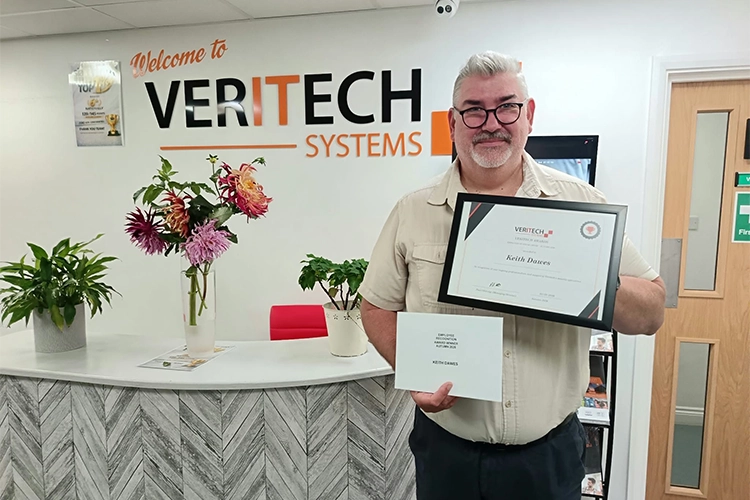 Celebrating Keith: Veritech’s Quarterly Member of Staff Award Winner